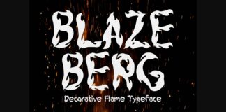 Blazeberg Font Poster 1