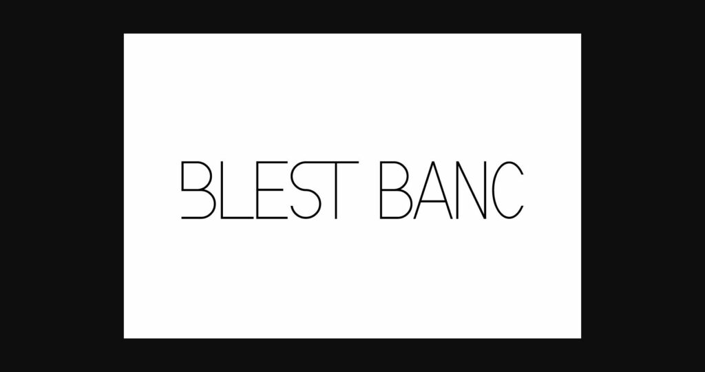 Blest Banc Font Poster 1