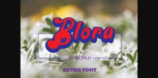 Blora Font Poster 1