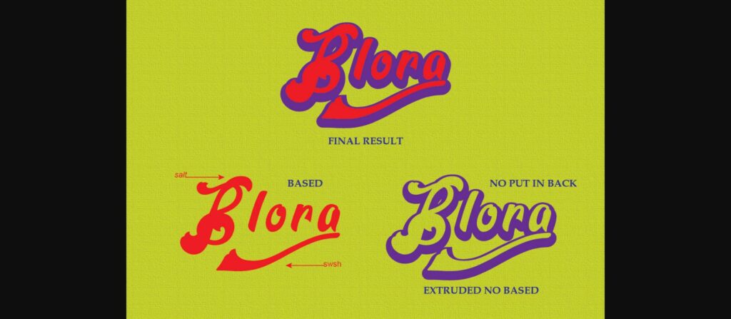 Blora Font Poster 2