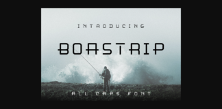 Boastrip Font Poster 1