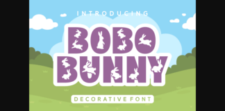 Bobo Bunny Font Poster 1