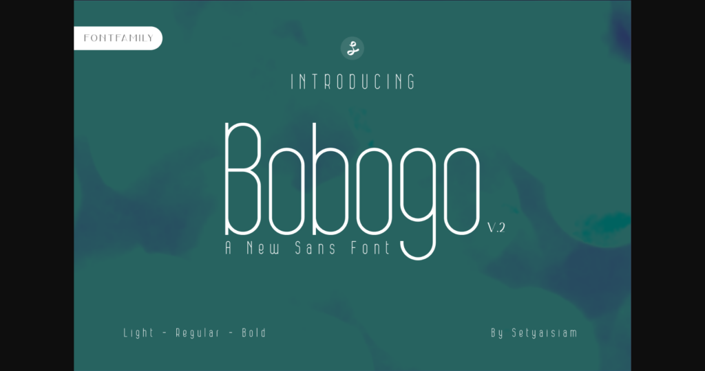 Bobogo Font Poster 3