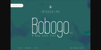 Bobogo Font Poster 1