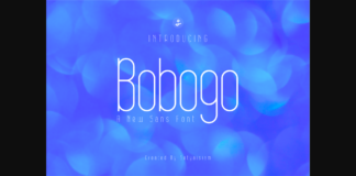 Bobogo Font Poster 1