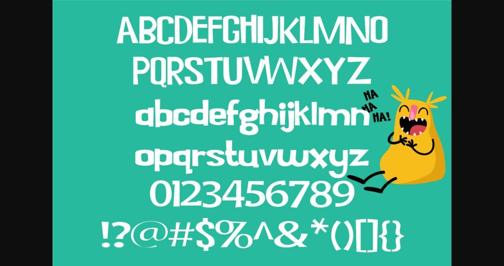 Bobotie Font Poster 4