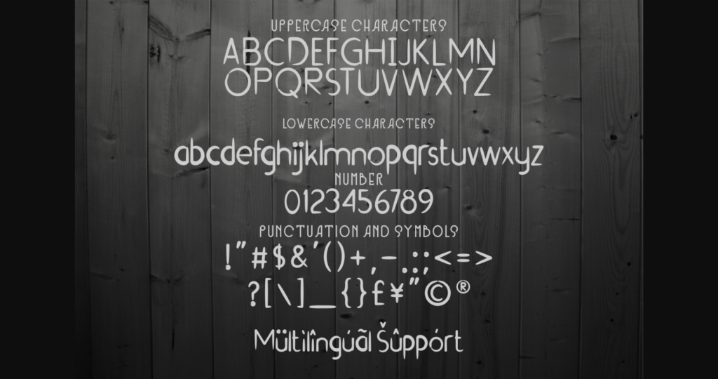 Bocha Chilick Font Poster 8