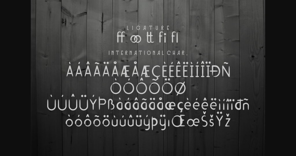 Bocha Chilick Font Poster 9