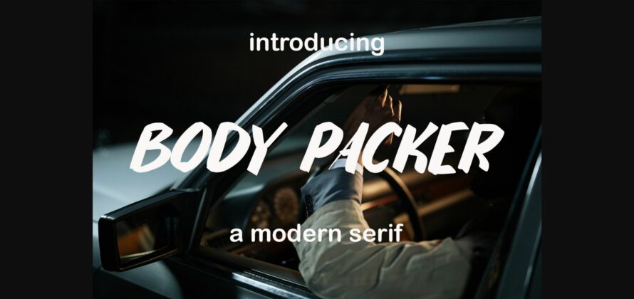 Body Packer Font Poster 1