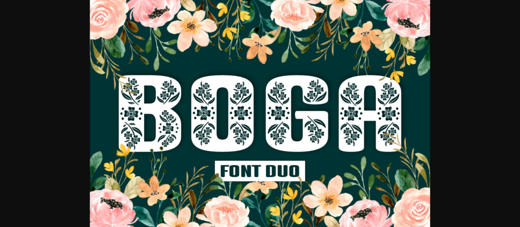 Boga Font Poster 1