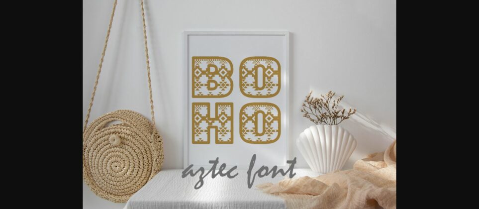 Boho Aztec Font Poster 3