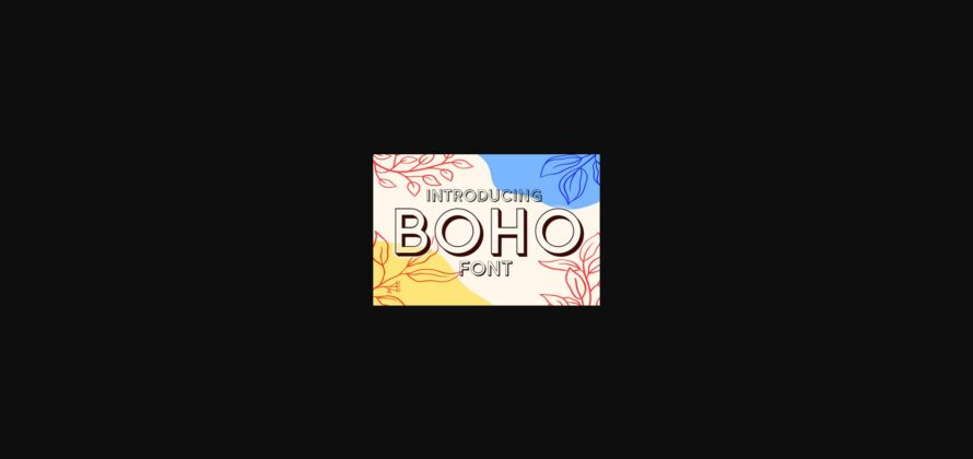 Boho Font Poster 3