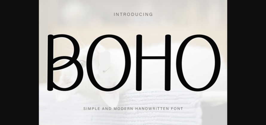 Boho Font Poster 1