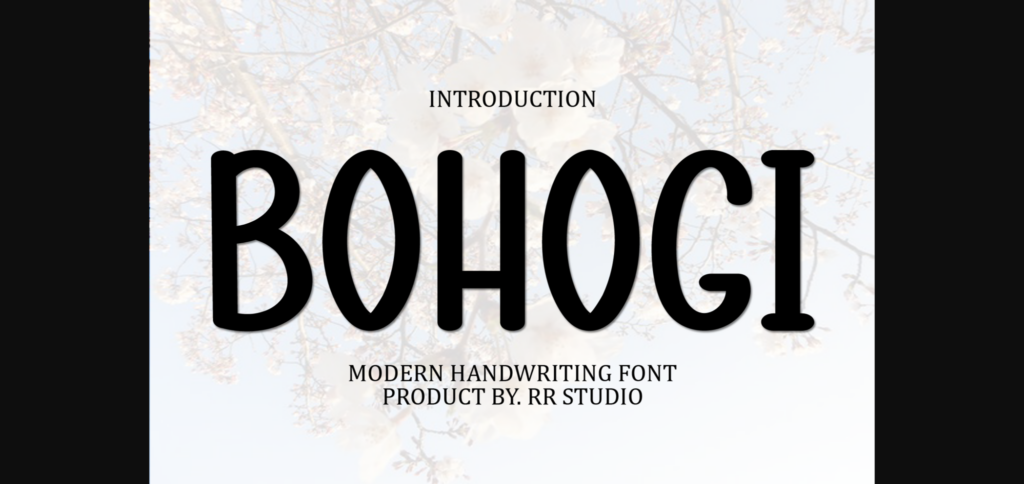 Bohogi Font Poster 3