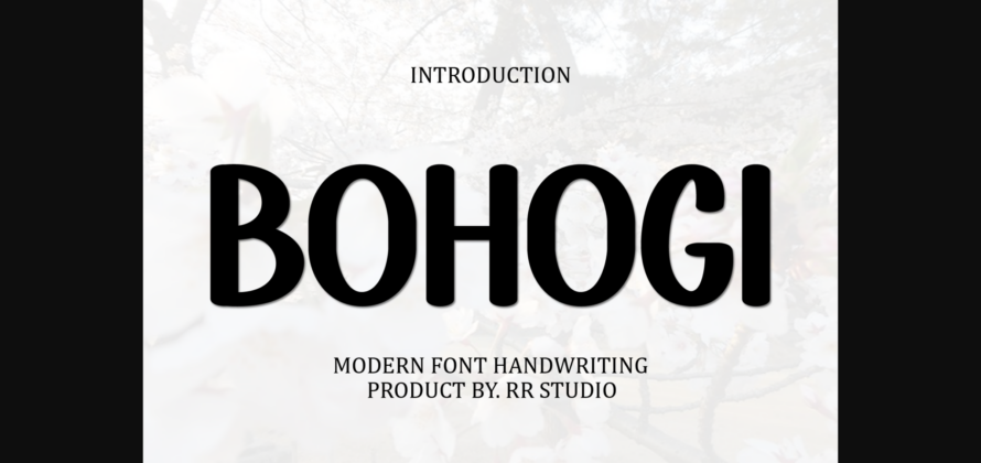 Bohogi Font Poster 3