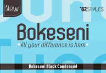 Bokeseni Black Condensed Font