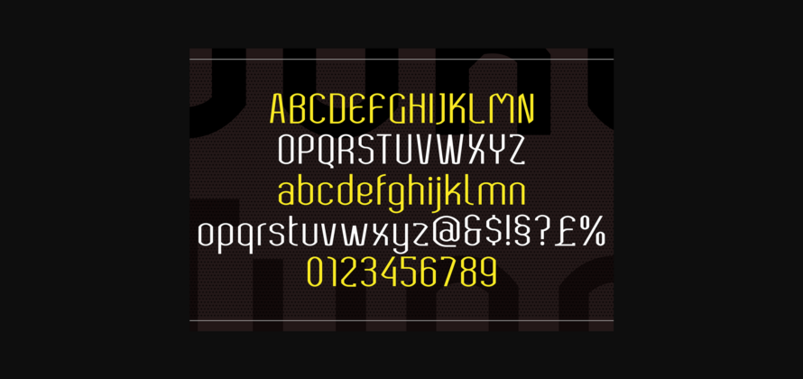 Bokeseni Black Expanded Font Poster 4