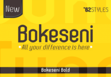 Bokeseni Bold Font