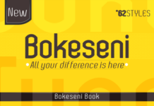 Bokeseni Book Font