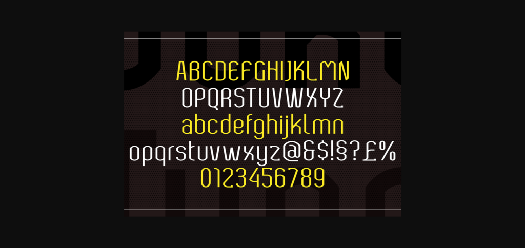 Bokeseni Expanded Fat Font Poster 4