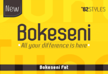 Bokeseni Fat Font