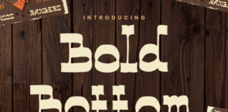 Bold Bottom Fonts