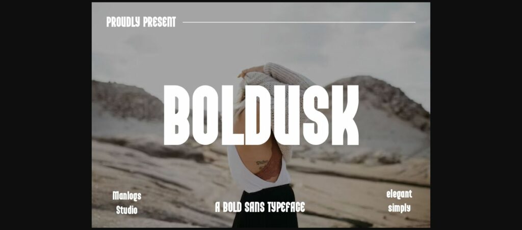 Boldusk Font Poster 1