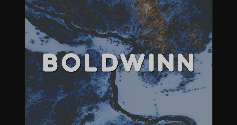 Boldwinn Font Poster 3