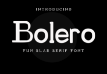 Bolero Fonts