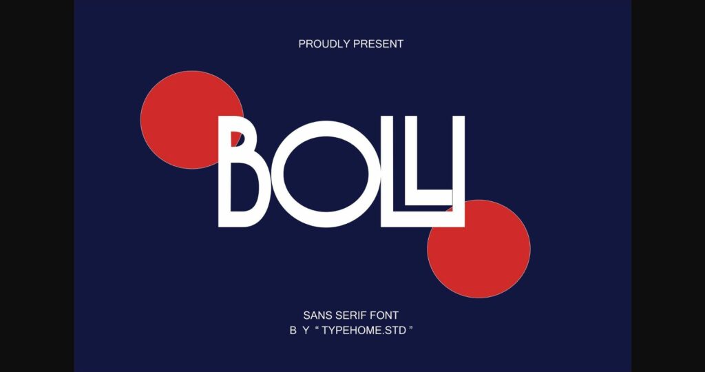 Bolli Font Poster 3