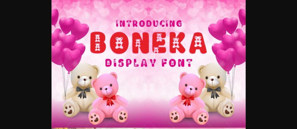 Boneka Font Poster 3