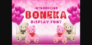 Boneka Font Poster 1