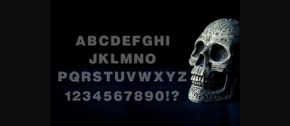 Bones Font Poster 6