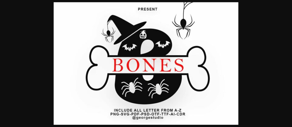 Bones Font Poster 3