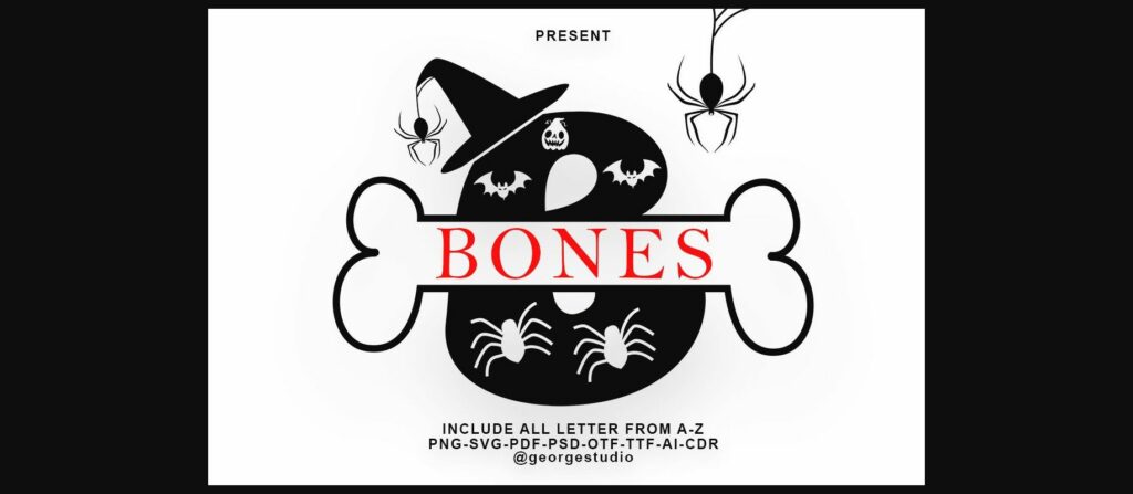 Bones Font Poster 1