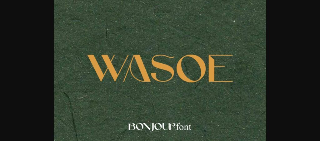 Bonjour Font Poster 7