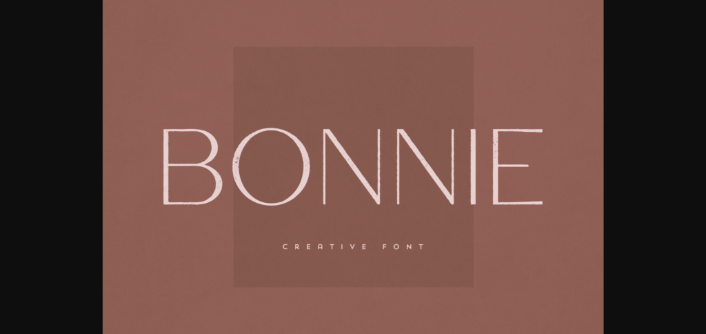 Bonnie Font Poster 3