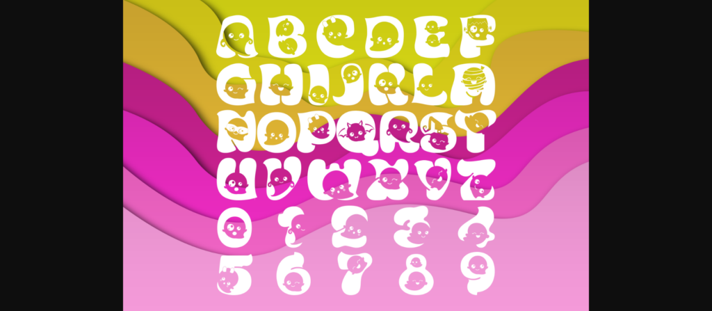 Boo Cutie Font Poster 4