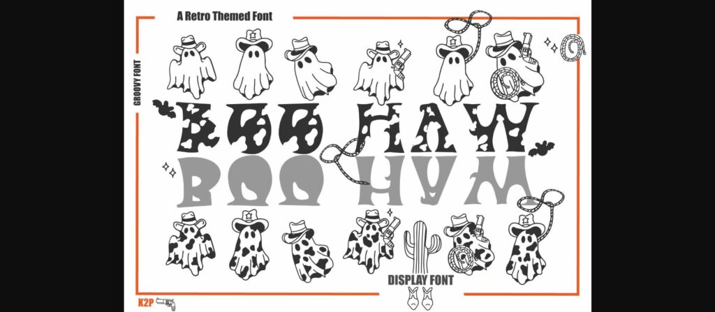 Boo Haw Font Poster 3