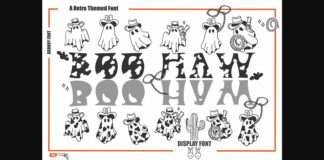 Boo Haw Font Poster 1