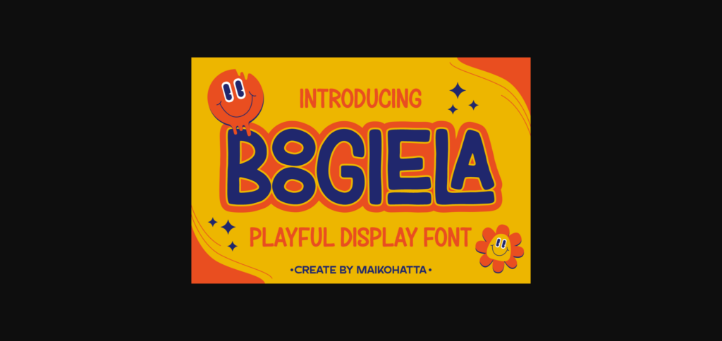 Boogiela Font Poster 3