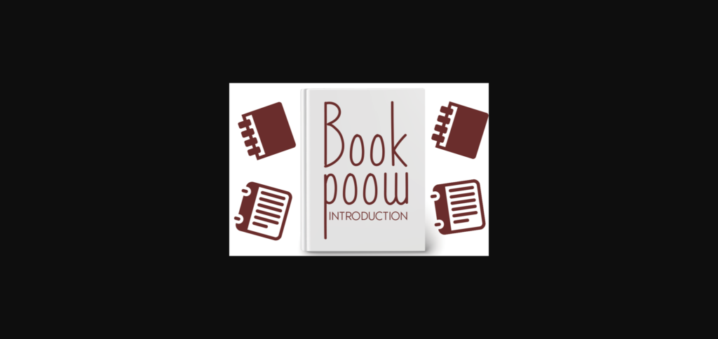 Book Poow Font Poster 1