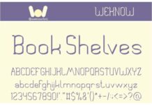 Book Shelves Fonts