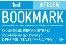 Bookmark Font