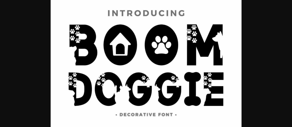 Boom Doggie Font Poster 3