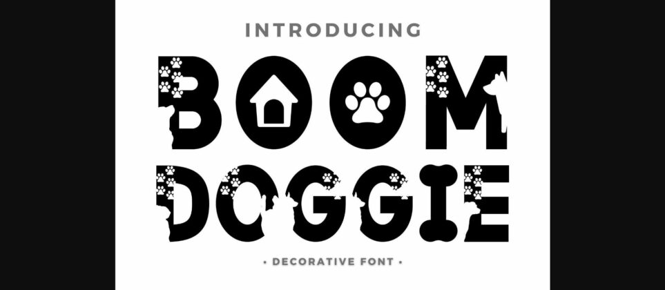 Boom Doggie Font Poster 3