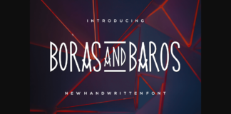 Borasandbaros Font Poster 1