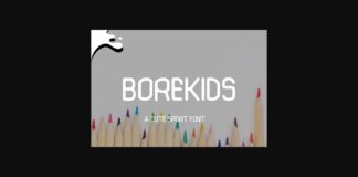 Borekids Font Poster 1