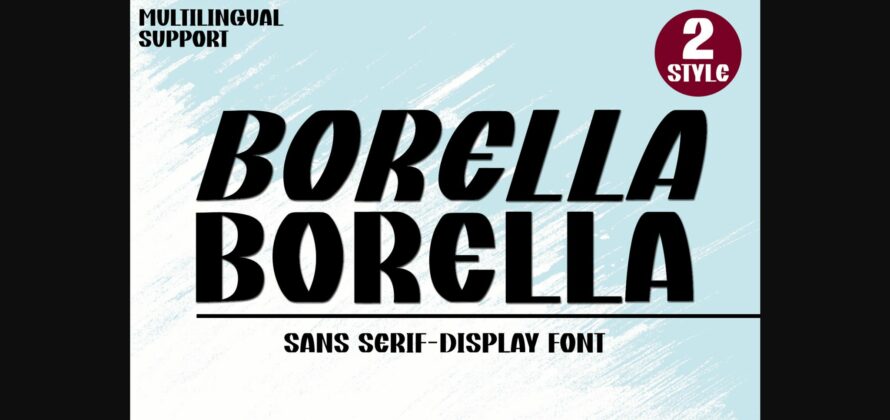 Borella Font Poster 3