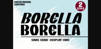 Borella Font Poster 1